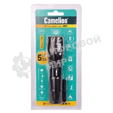 Фонарь ручной Camelion LED51530 черный 3Вт лам.:светодиод. AAAx3 (14536)