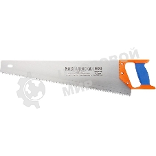 Ножовка по дереву, 400 мм, шаг зубьев 4 мм, пластиковая рукоятка (Ижевск) Россия