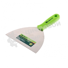 Шпательная лопатка из нержавеющей стали Сибртех, 150 мм, пластмассовая рукоятка