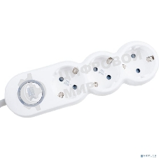 Удлинитель IEK У03В 3 места 2P+PE/5м 3х1,5 мм2 16А/250В UNO