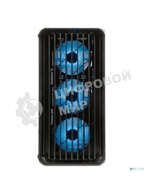 Компьютерный корпус Minitower mATX Eurocase 00-01003411 M205 4ARGb черный без БП закаленное стекло USB 3.0