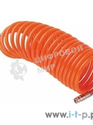 Шланг FUBAG 170302 спиральный с фитингами рапид полиуретан 15 бар 6x10мм 15м