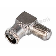 Переходник PROconnect гнездо F-гнездо TV угловой