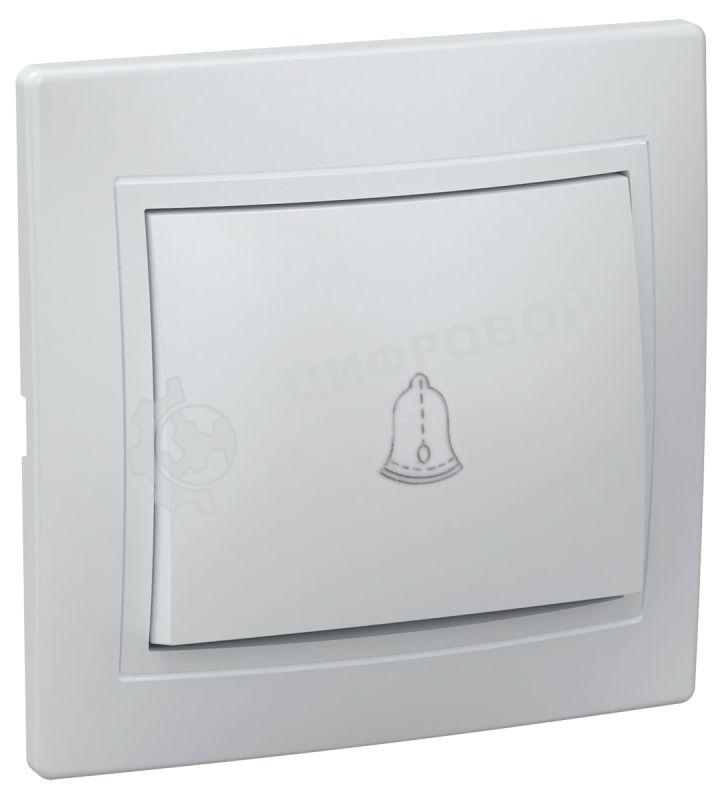 Выключатель 1-кл. СП КВАРТА проход. 10А IP20 ВСп10-1-0-КБ белый IEK EVK12-K01-10-DM