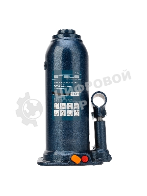 Домкрат гидравлический бутылочный Stels 10 т, h подъема 222-447 мм