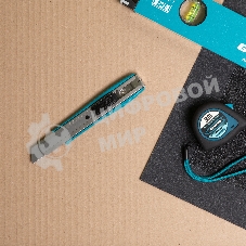 Нож Gross 160 мм, метал.корпус, выдв. сегм. лезвие 18 мм (SK-5), метал. напр-щая, клипса для ремня