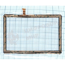 Сенсорное стекло (тачскрин) для Irbis TZ151. черное