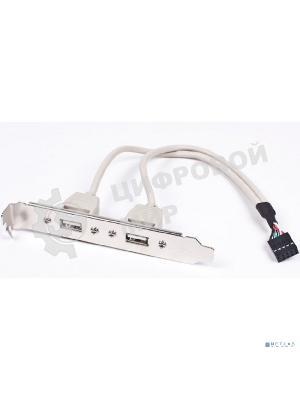 Планка в сист. блок на 2 USB2,0, Gembird 