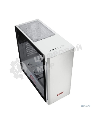 Компьютерный корпус XPG INVADER-WHITECOLOR BOXWORLDWIDE (ATX, подсветка ARGb, 2 вентилятора 120мм, стеклянная боковая панель,белый)