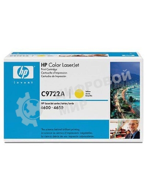 Картридж лазерный HP C9722A желтый для Color LJ 4600 Series 8000 стр.