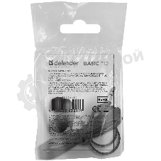 Наушники проводные Defender Basic 210 черный, внутриканальные, Jack 3.5 мм