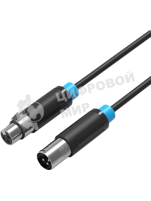 Кабель Vention аудио XLR M/XLR F - 3 м BBFBI