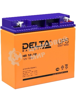 Батарея для ИБП Delta HR 12-18 (12V, 18Ah)