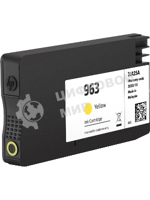 Картридж струйный HP 963 3JA25AE желтый (700 стр) для HP OfficeJet Pro 901x/902x