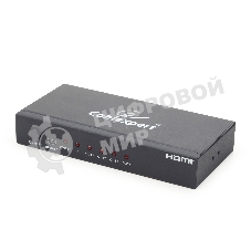 Разветвитель Gembird DSP-4PH4-02 Разветвитель HDMI Cablexpert, HD19F/4x19F, 1 компьютер => 4 монитора, Full-HD, 3D, 1.4v