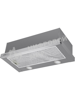 Вытяжка телескопическая HOMSair Flat 50 нержавеющая сталь, 50 см, 520 куб. м/ч, 47 дБ