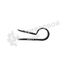 Кабельная скоба под винт Rexant 6 мм, черная, упаковка 50 шт.