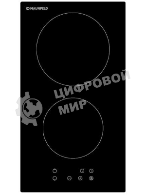Варочная панель Maunfeld EVCE.292-BK ДОМИНО, ЧЕРНОЕ стекло