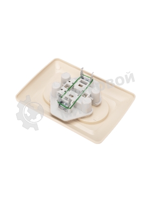 Розетка Kranz 2-ая DEA б/з с/у 10А бежевый (1/10/120)