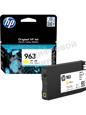 Картридж струйный HP 963 3JA25AE желтый (700 стр) для HP OfficeJet Pro 901x/902x