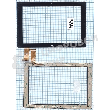 Сенсорное стекло (тачскрин) FPC-FC101J185-01, черное