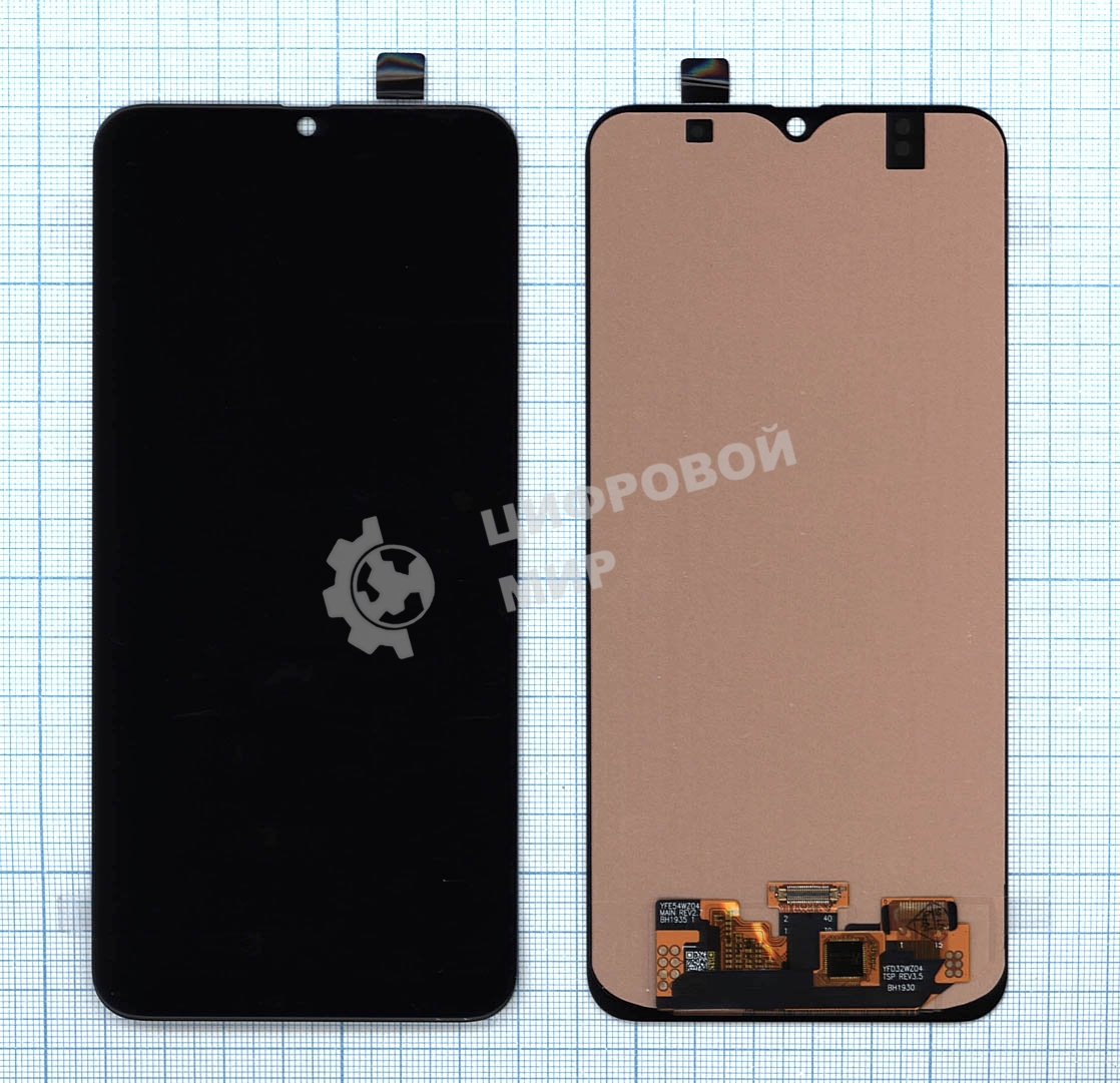 Дисплей для Samsung Galaxy M31 SM-M315F в сборе с тачскрином (OLED) черный