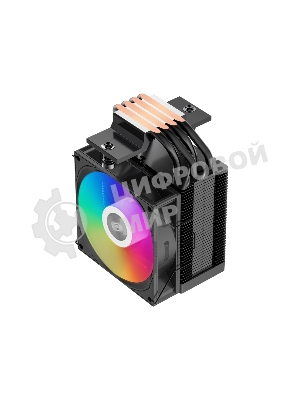 Кулер PCCooler R400 ARGb черный 92мм алюминий+медь 2200r m 30db 4-pin 180W 133мм