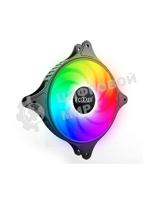 Вентилятор для корпуса PCCooler FX-120-3 черный, 120 мм, 1200 об/мин, 18 дБ, 3 pin