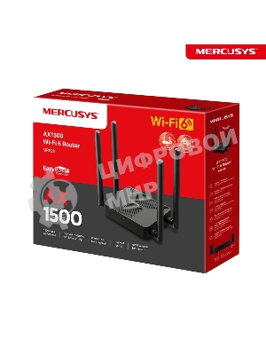 Маршрутизатор Mercusys MR62X AX1500 Wi-Fi 6 Router
