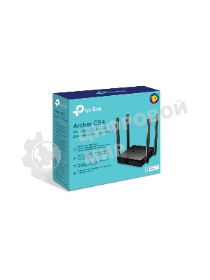 Роутер беспроводной TP-Link Archer C54 AC1200 10/100BASE-TX черный