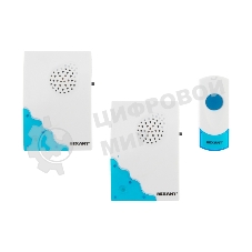 Звонок дверной беспроводной Rexant с двумя вызывными панелями кнопка IP 44 RX-5