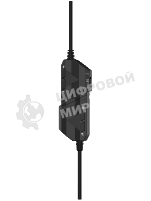 Гарнитура Acer AHW120 чёрный, проводная, USB, подсветка