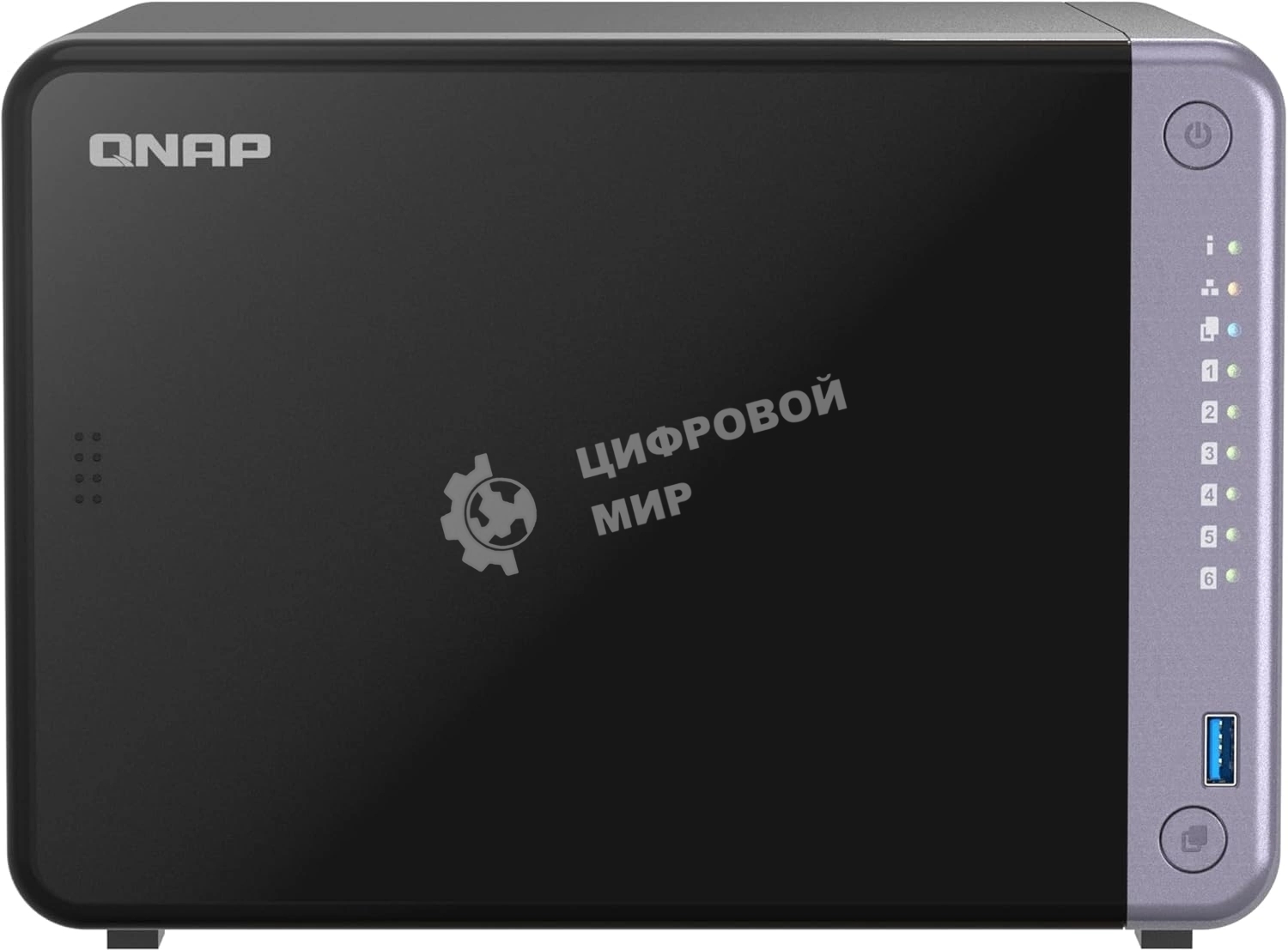 Сетевое хранилище NAS Qnap TS-632X-4G 6-bay настольный Alpine AL-524