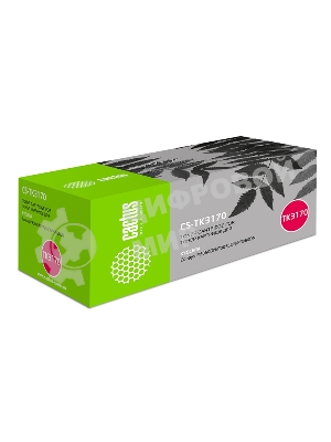 Картридж лазерный Cactus CS-TK3170 черный (15500 стр.) для Kyocera Ecosys P3050dn/P3055dn/P3060dn