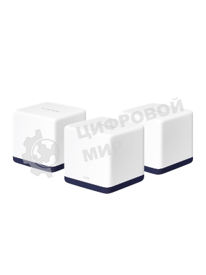 Система Mercusys MESH AC1900 Whole Home Mesh Wi-Fi System, 3× Internal Antennas, 3×Gb ports (WAN/LAN) (2-pack)