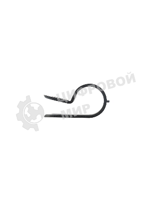 Кабельная скоба под винт Rexant 5 мм, черная, упаковка 50 шт.