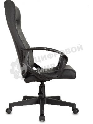 Кресло Бюрократ CH-480LT черный, экокожа