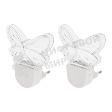 Комплект Rexant (2шт./уп.) Ночник светодиодный МАХАОН БЕЛЫЙ (питание от сети AC 230 В/50 Гц)