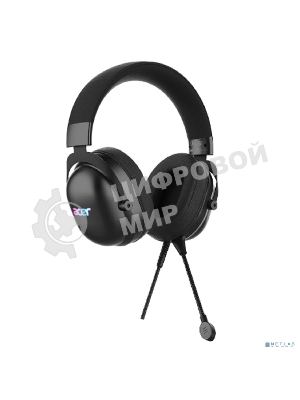 Гарнитура Acer AHW122 чёрный, проводная, USB, подсветка