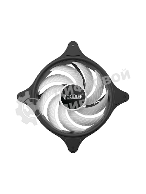 Вентилятор для корпуса PCCooler FX-120-3 черный, 120 мм, 1200 об/мин, 18 дБ, 3 pin