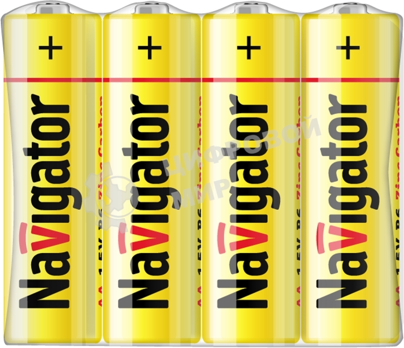 Элемент питания солевой Navigator NBT-NS-R6-SH4 (шринка 4шт)