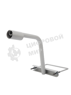 Кронштейн для консольного светильника Rexant приставного монтажа 1 хомутом серый (сталь 2мм, 625x460x280 Ø57)