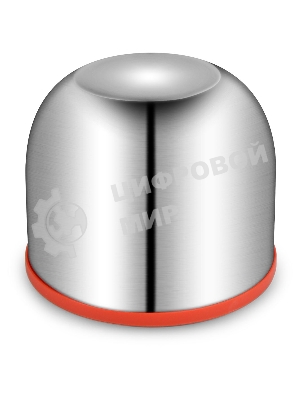 Термос Starwind 20-1200 1.2 л, серебристый/красный, картонная коробка