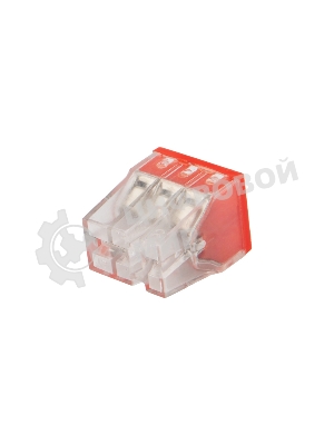 Экспресс-клемма Rexant СМК 2273-206, 6-проводная 0.5-2.5 мм², прозрачная (100 шт./уп.)