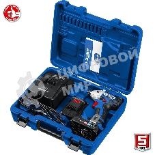 Бесщеточный гайковерт ЗУБР Профессионал GB-250-22, 20В, 2 АКБ (2Ач), в кейсе