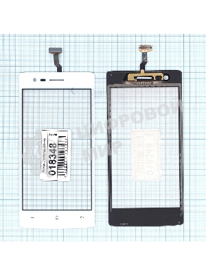 Сенсорное стекло (тачскрин) для OPPO Neo 5 (2015), белое