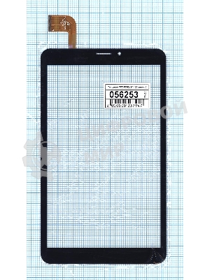 Сенсорное стекло (тачскрин) ZYD080-64V, черное