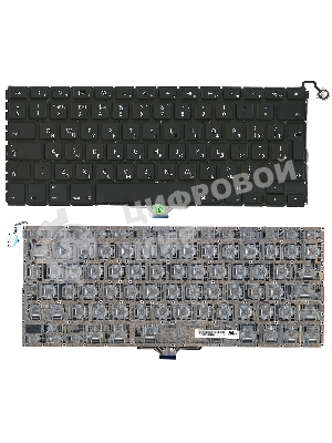 Клавиатура для ноутбука MacBook Air A1304 A1237 13.3 черная большой ENTER