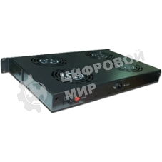 Блок вентиляторов Lanmaster (TWT-CBB-FANB4-RACK-T) 4 вент. с контроллером черный (упак.:1шт)