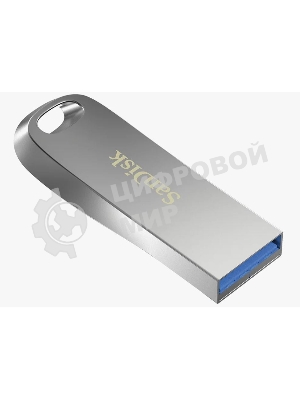 Флешка USB SanDisk Ultra Lux CZ74 (SDCZ74-128G-G46), 128Gb, USB 3.1, R/W 100/40, серебристый